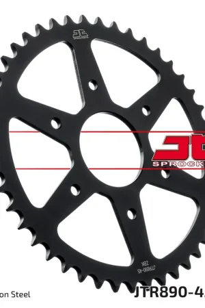Merkproduct JT SPROCKETS - REAR STEEL 45T BL, 520 - Sprockets - BLACK ZINC FINISH